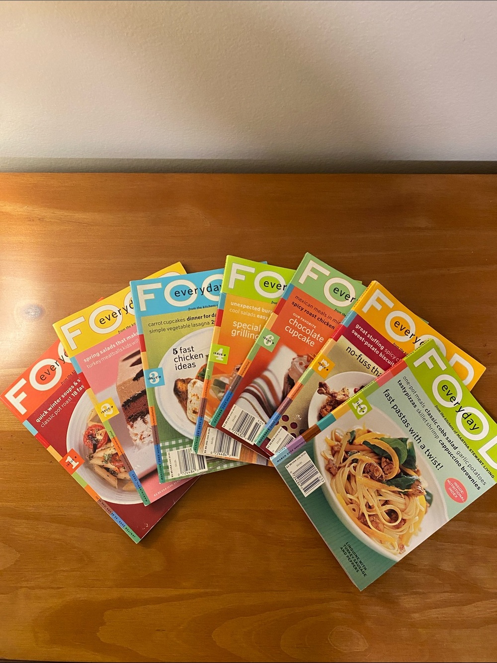 Everyday Food Martha Stewart Mini/Small Magazines Lot of 7 January 2003-2004